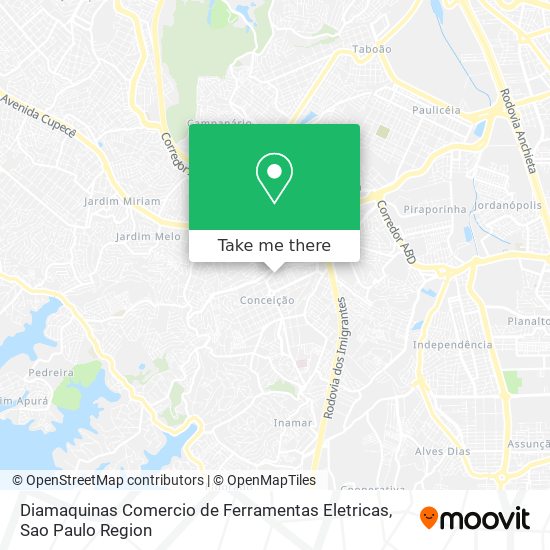 Diamaquinas Comercio de Ferramentas Eletricas map