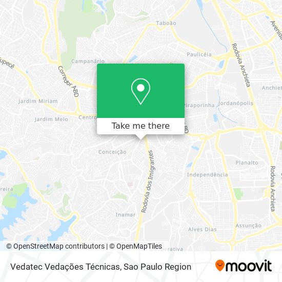 Vedatec Vedações Técnicas map