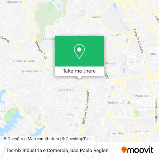 Mapa Tecmix Industria e Comercio