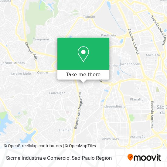 Sicme Industria e Comercio map