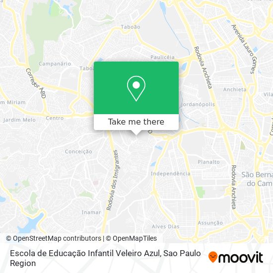 Escola de Educação Infantil Veleiro Azul map