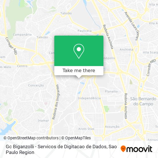 Gc Biganzolli - Servicos de Digitacao de Dados map