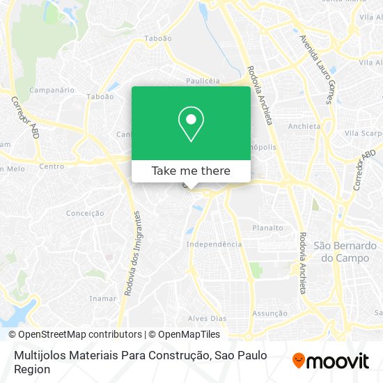 Mapa Multijolos Materiais Para Construção