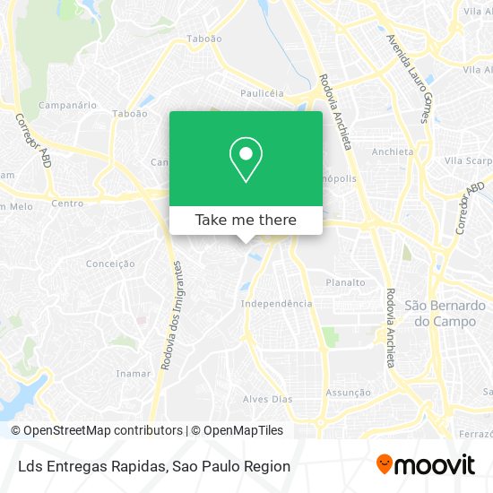 Lds Entregas Rapidas map