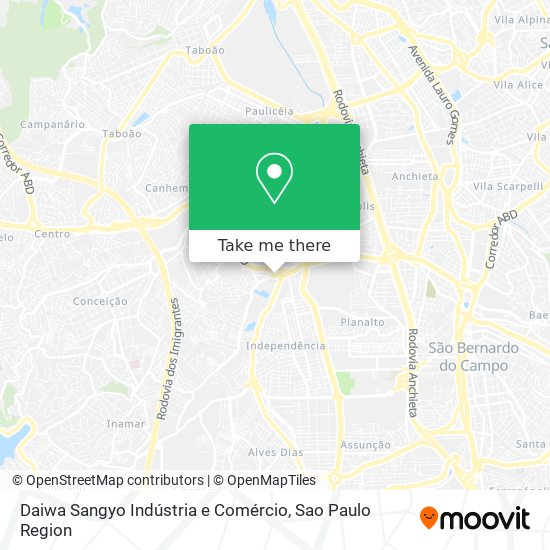 Daiwa Sangyo Indústria e Comércio map