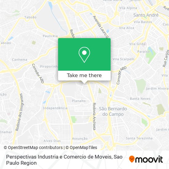 Perspectivas Industria e Comercio de Moveis map