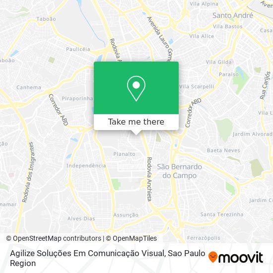 Agilize Soluções Em Comunicação Visual map