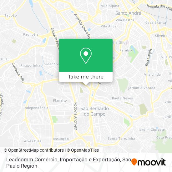 Leadcomm Comércio, Importação e Exportação map