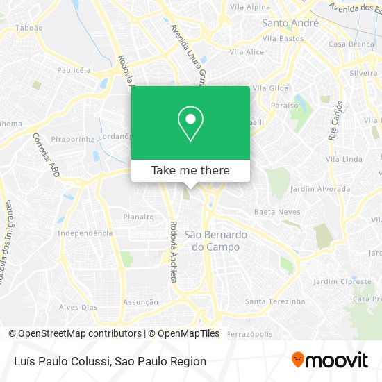 Luís Paulo Colussi map