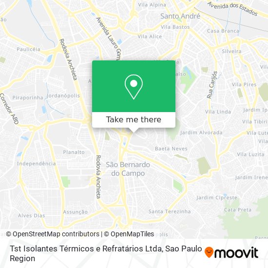 Tst Isolantes Térmicos e Refratários Ltda map