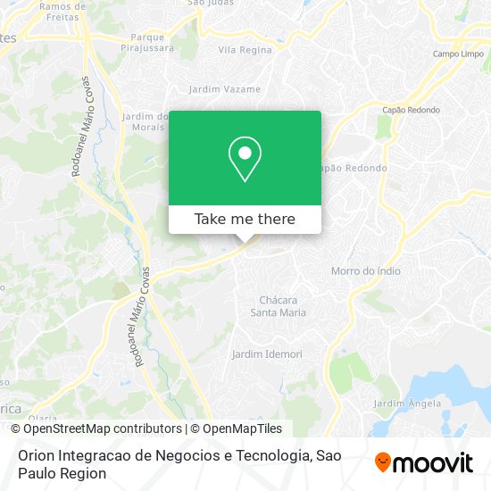 Orion Integracao de Negocios e Tecnologia map