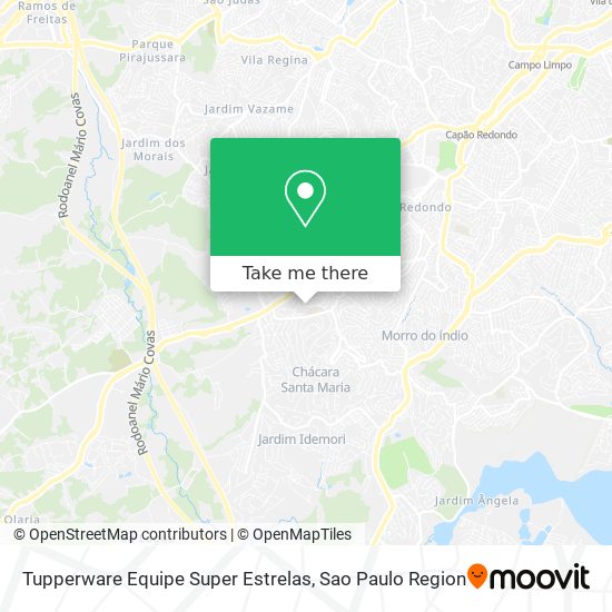 Tupperware Equipe Super Estrelas map