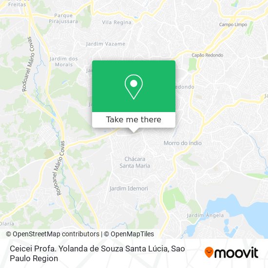 Ceicei Profa. Yolanda de Souza Santa Lúcia map
