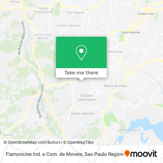 Fiamoncine Ind. e Com. de Moveis map