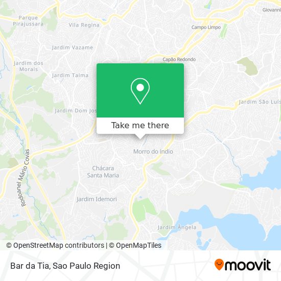 Mapa Bar da Tia