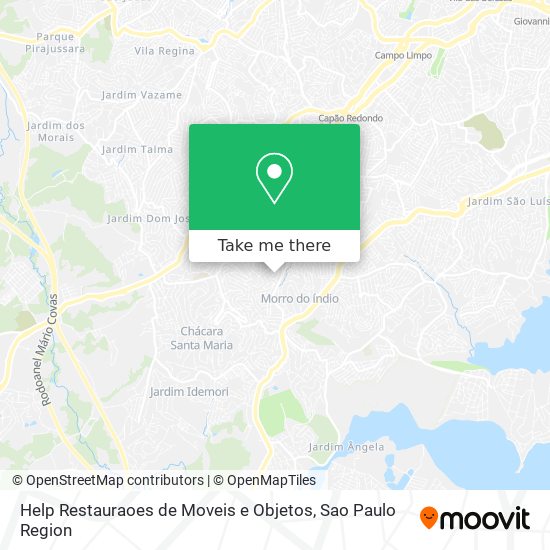 Help Restauraoes de Moveis e Objetos map