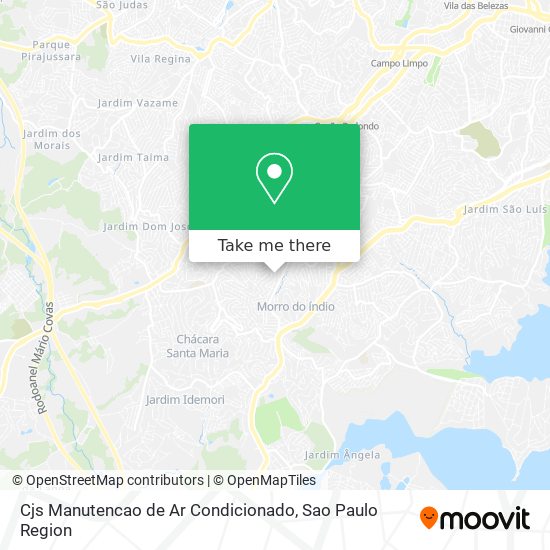 Cjs Manutencao de Ar Condicionado map