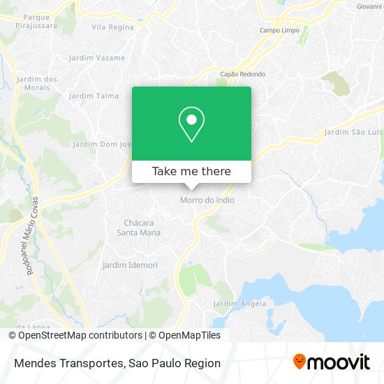 Mapa Mendes Transportes