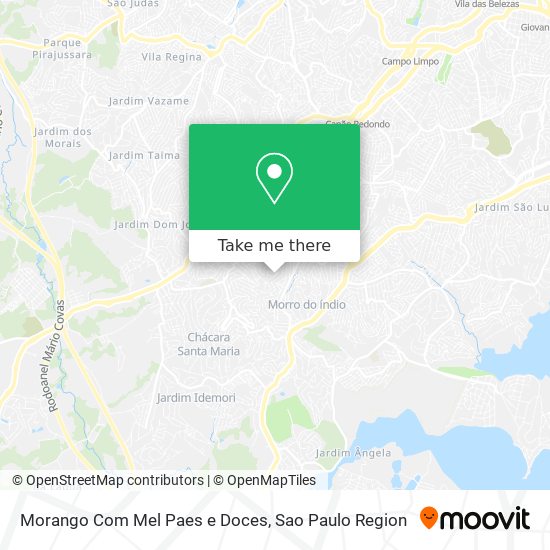 Mapa Morango Com Mel Paes e Doces