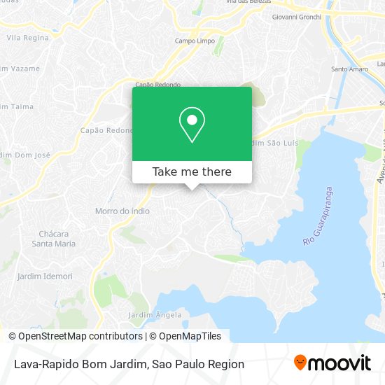 Lava-Rapido Bom Jardim map