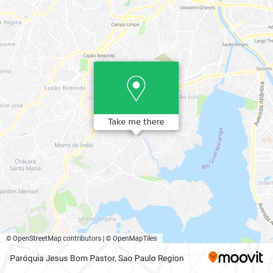 Paróquia Jesus Bom Pastor map