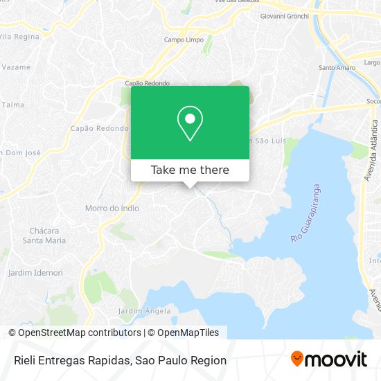 Rieli Entregas Rapidas map