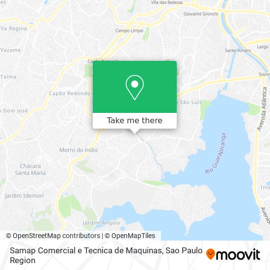 Mapa Samap Comercial e Tecnica de Maquinas