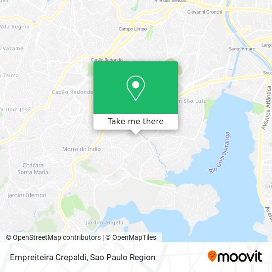 Empreiteira Crepaldi map