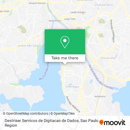 Mapa Destriser Servicos de Digitacao de Dados