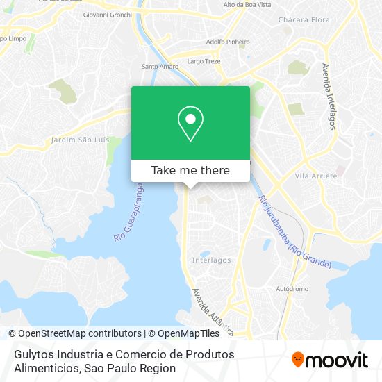 Gulytos Industria e Comercio de Produtos Alimenticios map