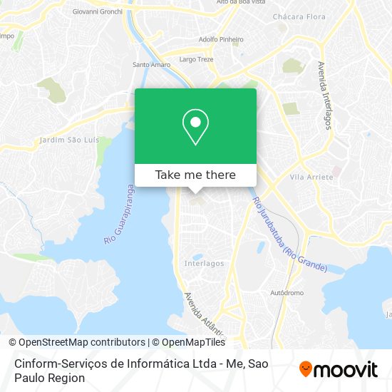 Cinform-Serviços de Informática Ltda - Me map