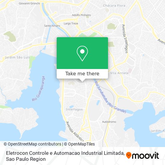 Eletrocon Controle e Automacao Industrial Limitada map