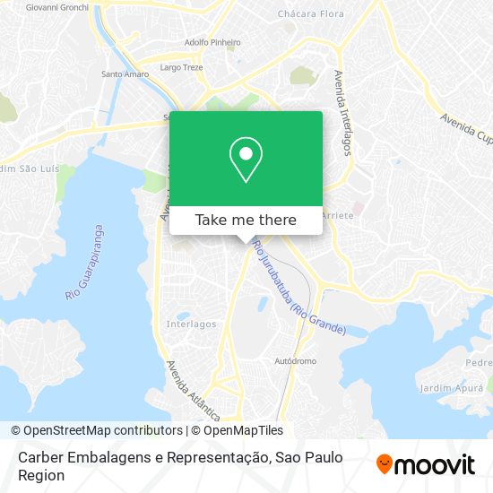 Carber Embalagens e Representação map