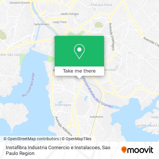 Instafibra Industria Comercio e Instalacoes map