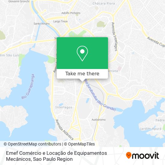 Emef Comércio e Locação de Equipamentos Mecânicos map