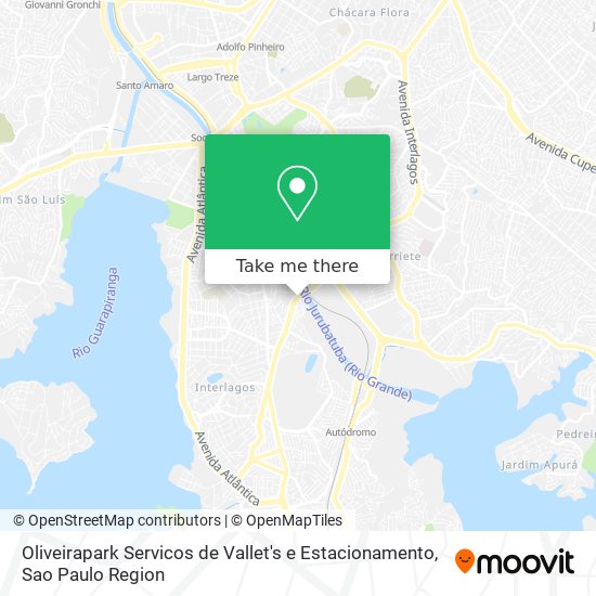 Oliveirapark Servicos de Vallet's e Estacionamento map