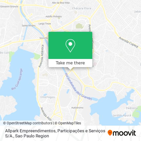 Allpark Empreendimentos, Participações e Serviços S / A. map