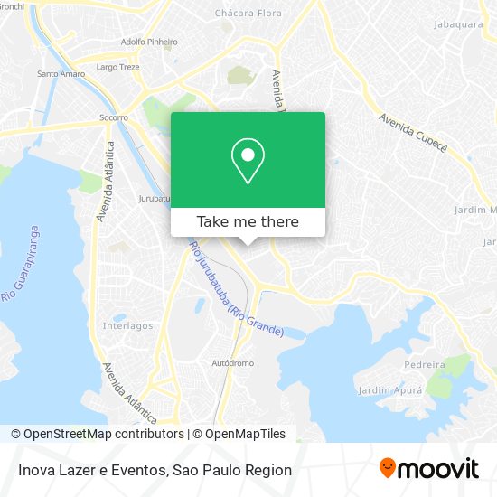 Inova Lazer e Eventos map