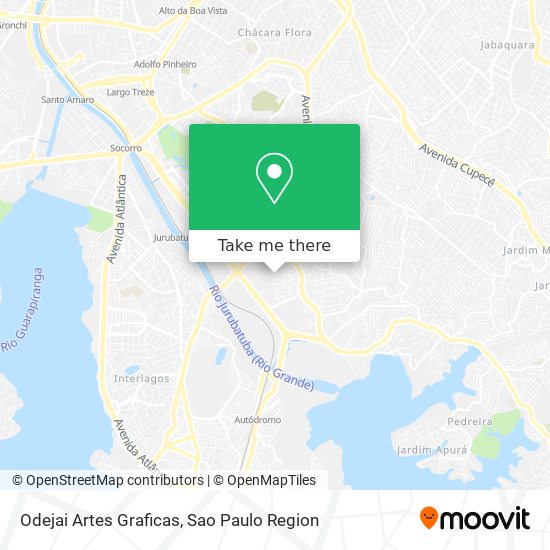 Odejai Artes Graficas map