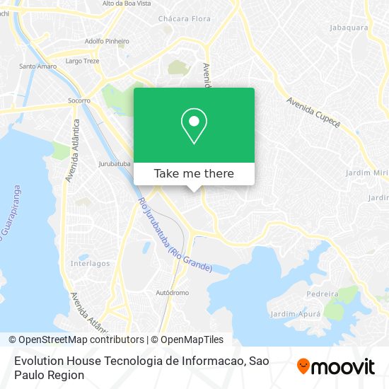 Evolution House Tecnologia de Informacao map