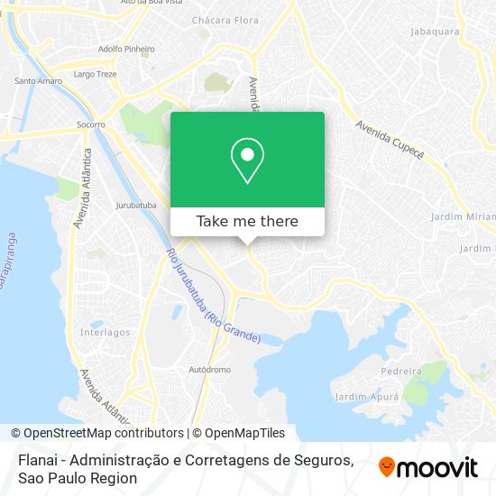 Flanai - Administração e Corretagens de Seguros map