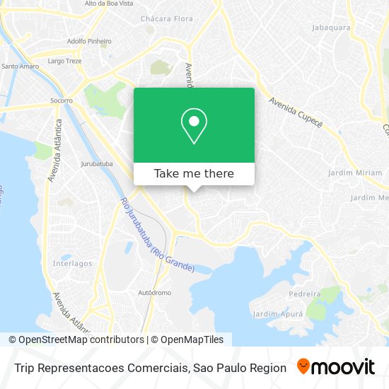 Trip Representacoes Comerciais map