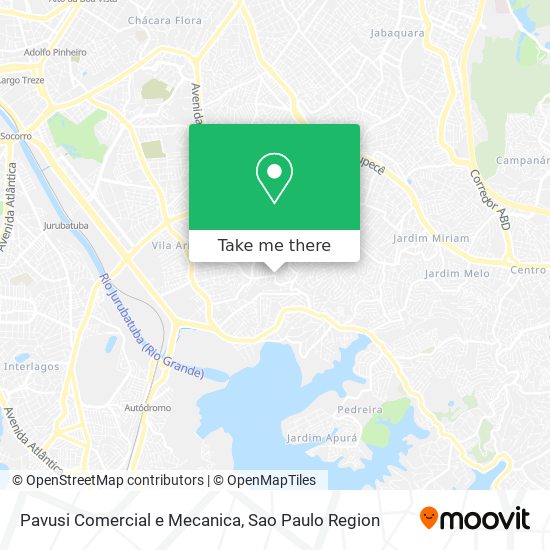 Pavusi Comercial e Mecanica map