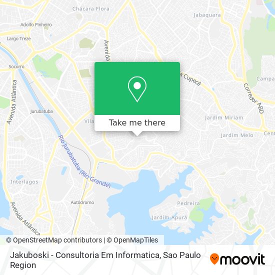 Jakuboski - Consultoria Em Informatica map