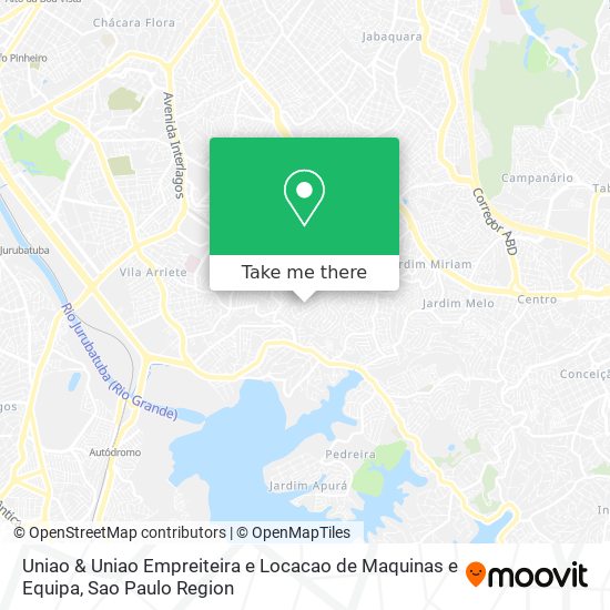 Uniao & Uniao Empreiteira e Locacao de Maquinas e Equipa map