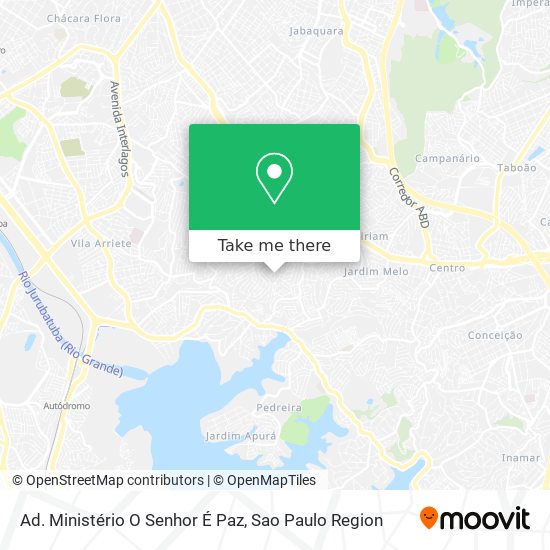 Ad. Ministério O Senhor É Paz map