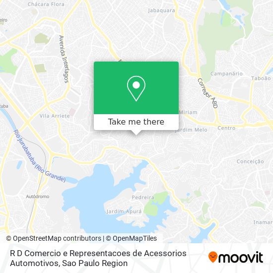 Mapa R D Comercio e Representacoes de Acessorios Automotivos