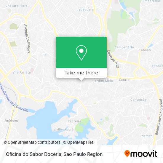 Oficina do Sabor Doceria map