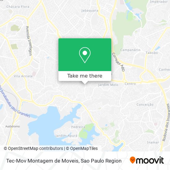 Mapa Tec-Mov Montagem de Moveis
