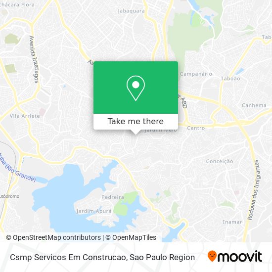 Csmp Servicos Em Construcao map